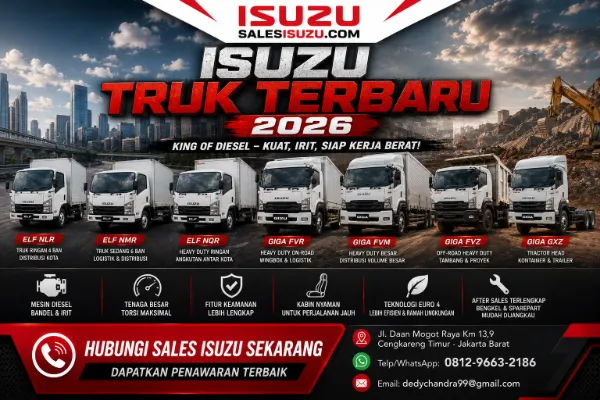 Daftar Truk Isuzu Terbaru Pilihan Tangguh untuk Segala Bisnis