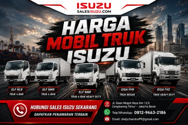 Harga Mobil Truk Isuzu Terbaru