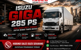 Isuzu Giga 285 PS Solusi Truk yang Irit & Bertenaga untuk Logistik Jabodetabek