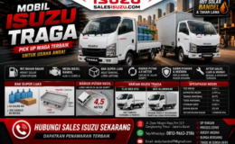 Mobil Isuzu Traga Pick Up Diesel Super Luas untuk Bisnis Harian