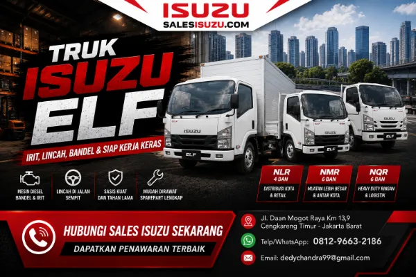 Truk Isuzu Elf untuk Bisnis Distribusi dan Logistik
