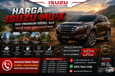 Harga Isuzu Mux Terbaru SUV 4x4 Tangguh Tanpa Batas